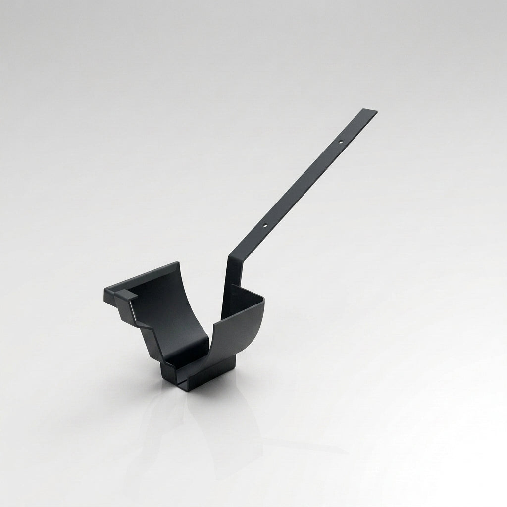 Moulded Ogee Gutter Top Rafter Bracket 125 x 100mm — RAL 7021