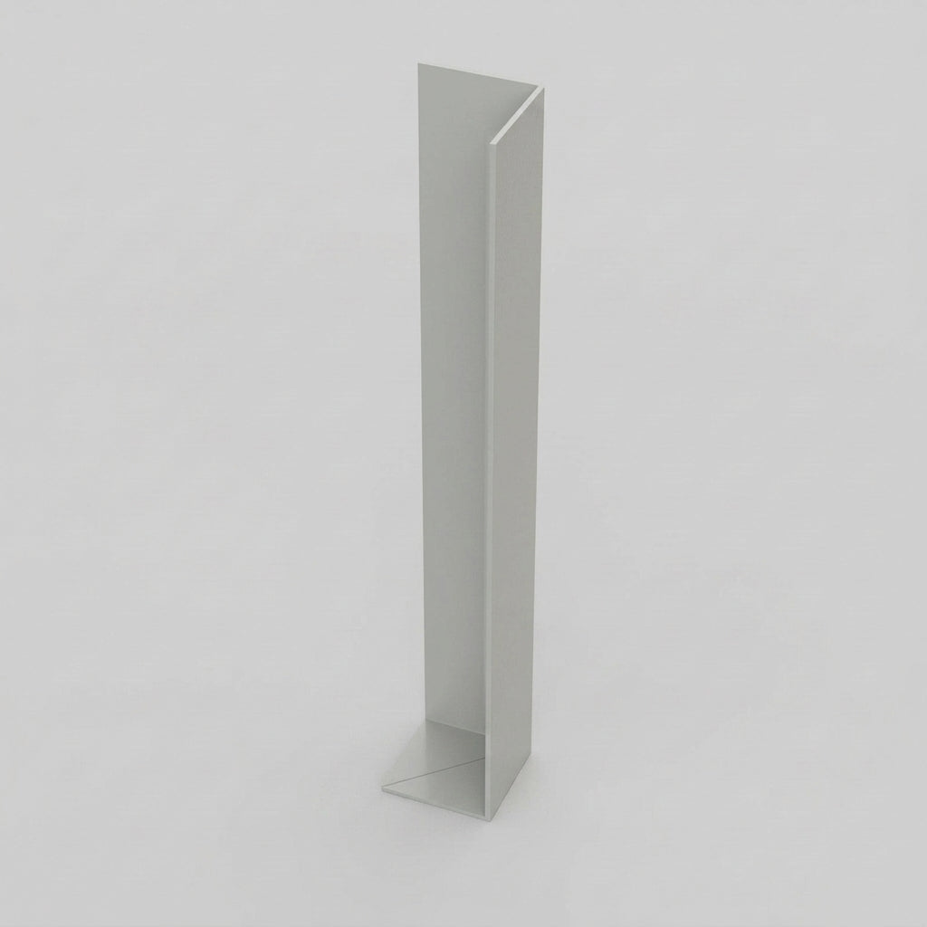 L Return Fascia Board Angle Covers – Aluminium Corner Fascia — RAL 7035 / 90 Deg External Angle