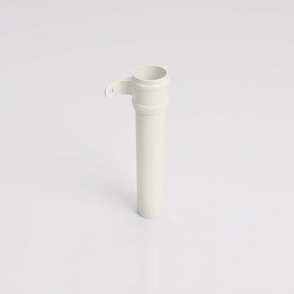 Traditional Aluminium Downpipe Sample — RAL 9010 / 76mmØ