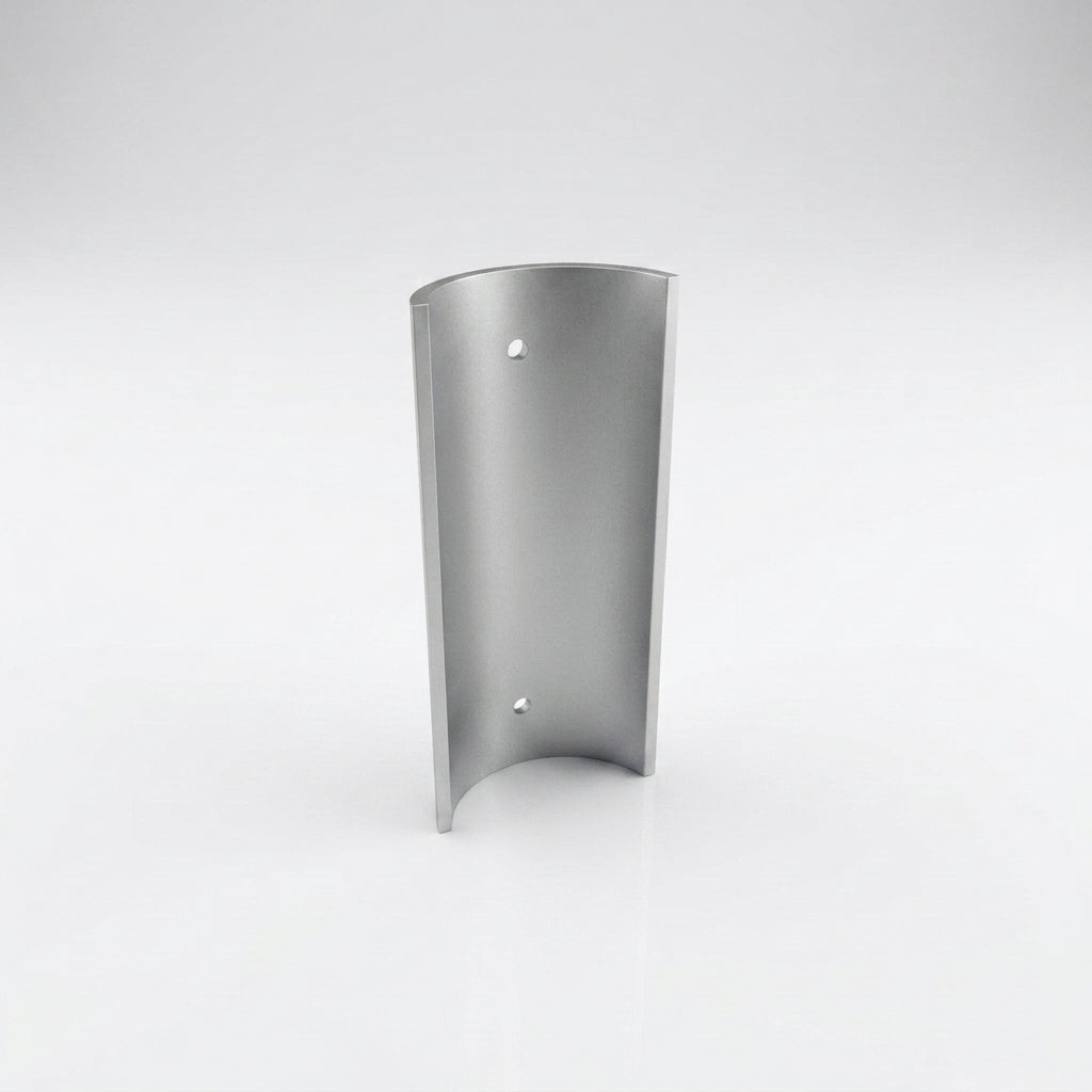 63mm Diameter Aluminium Downpipe Access Plate — RAL 9006