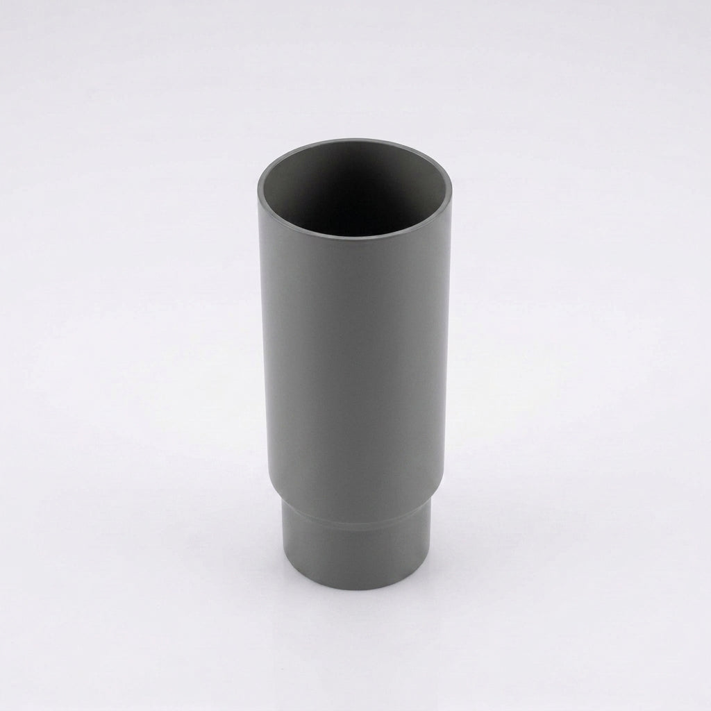 Flush Joint Aluminium Downpipe Length – 76mm Dia x 3m — RAL 7037