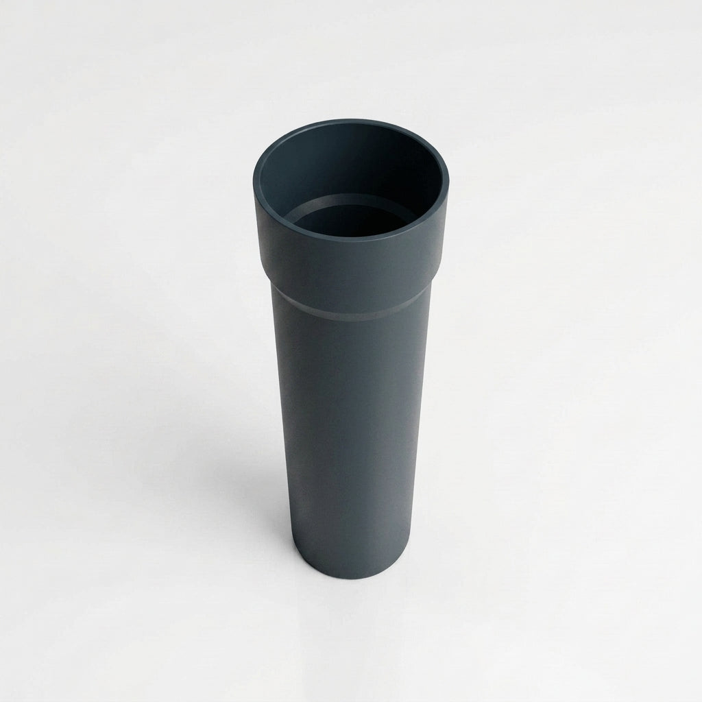 63mm Diameter Gutter Outlet Spigot Extender — RAL 7016