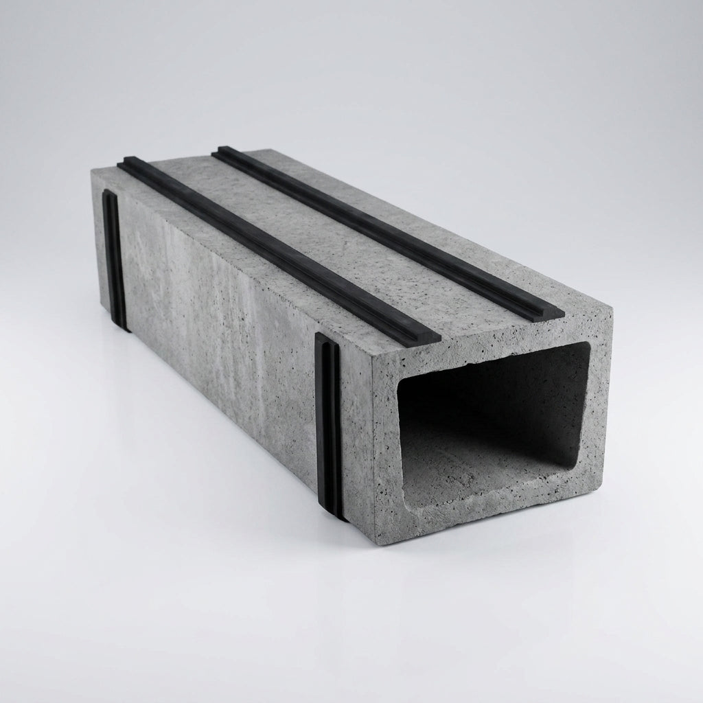 Aluminium Coping Fixing/Joint Brackets 1500mm Centres (view 2)