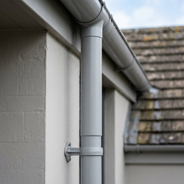 Flush Joint Aluminium Downpipe Length – 76mm Dia x 3m