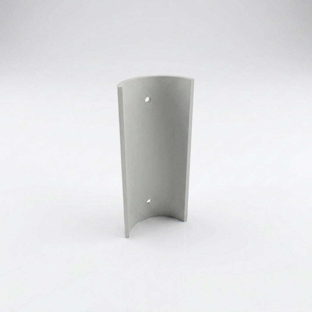 63mm Diameter Aluminium Downpipe Access Plate — RAL 7035