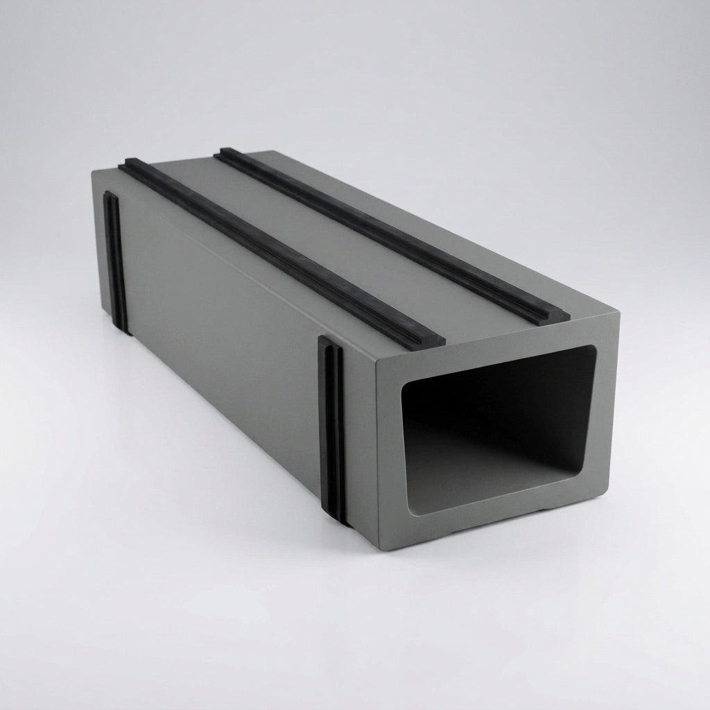 Aluminium Coping Fixing/Joint Brackets 1500mm Centres — RAL 7037