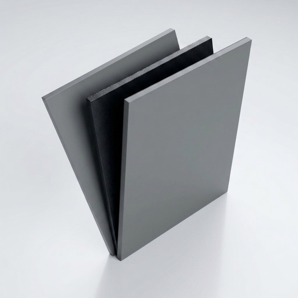 Aluminium Colour Plate Sample — RAL 7037