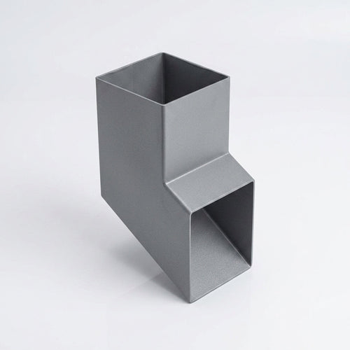 72x72mm Flush Joint Aluminium Downpipe Shoe (view 2)