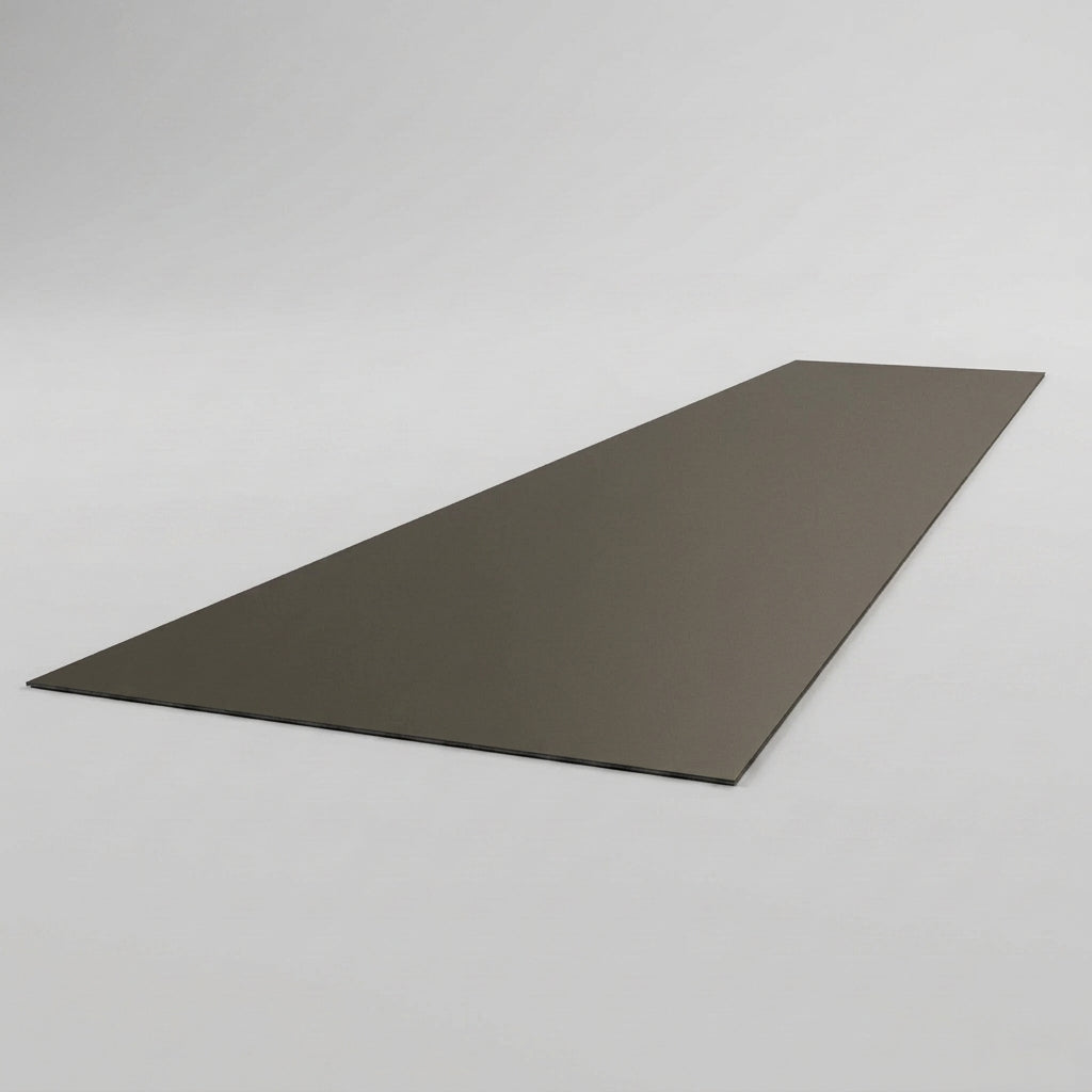 Aluminium Soffit Boards – Plain or Vented with Exterior Coating — RAL 7022 / 740mm Wide | Unvented