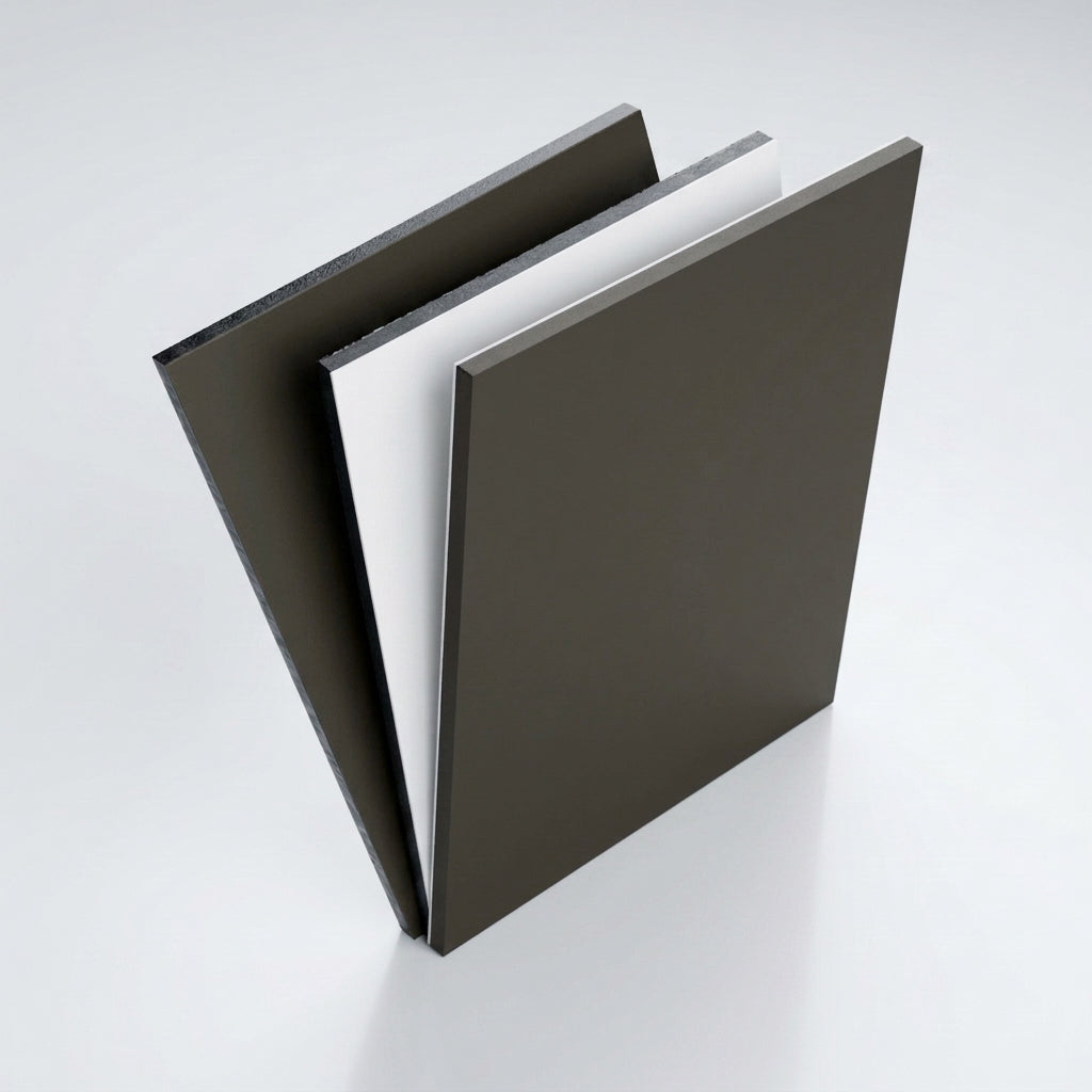 Aluminium Colour Plate Sample — RAL 7022