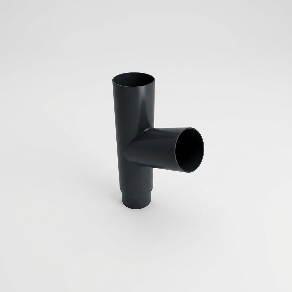 63mm Flush Joint Downpipe Branches – 92.5° or 112.5° Arms — RAL 7016 / 112.5 Deg