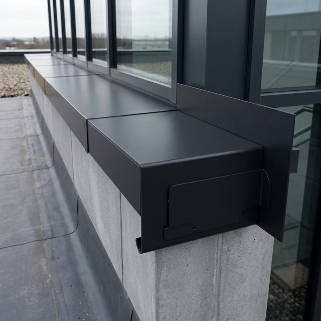 Aluminium Coping Stop End Upstand – Secret Fix