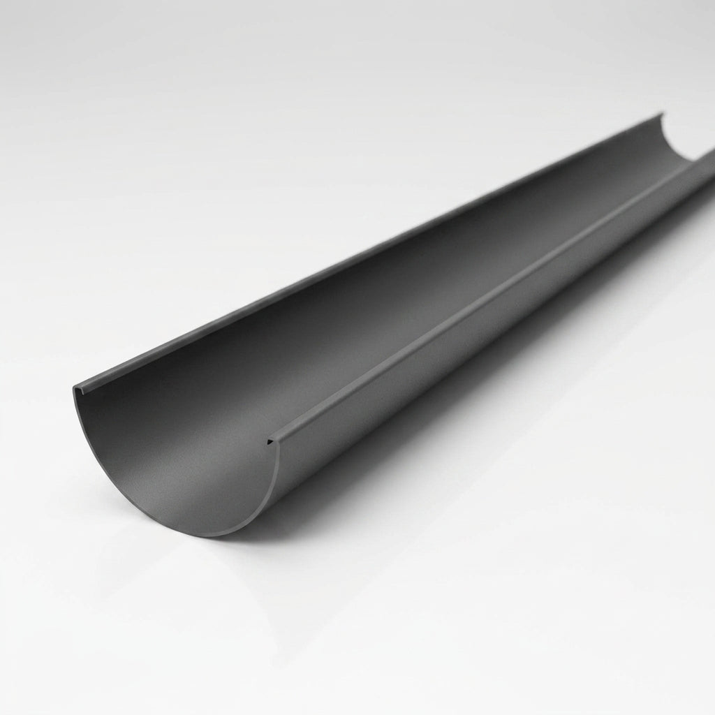 Half Round Aluminium Gutter 125mm x 3m Marine Grade (view 2)
