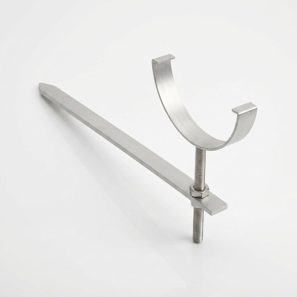 Half Round Aluminium Gutter Rise and Fall Bracket 125mm (view 2)