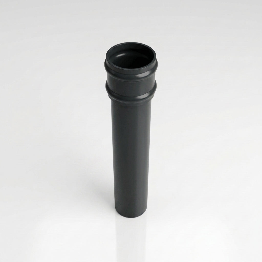 Traditional Non-Eared Downpipe 76mm Diameter × 3m Length — RAL 7021