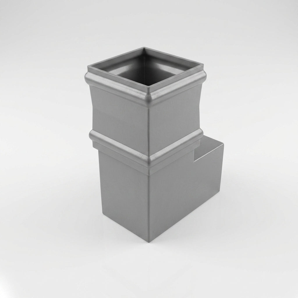 Traditional Aluminium Downpipe Bends 72x72mm – 92.5° & 112.5° (view 2)