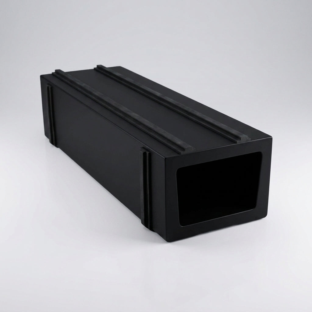 Aluminium Coping Fixing/Joint Brackets 1500mm Centres — RAL 9005