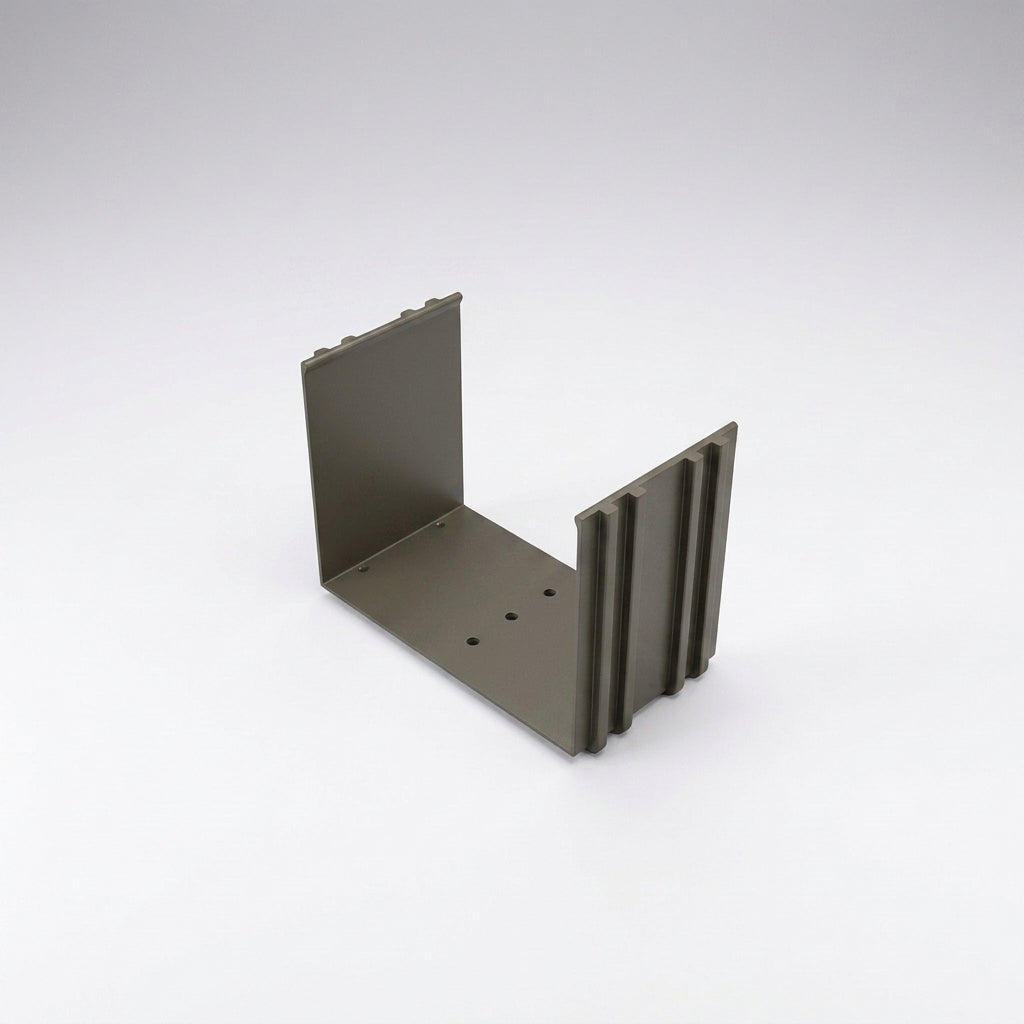 Aluminium Box Gutter Jointer 135 x 100mm — RAL 7022