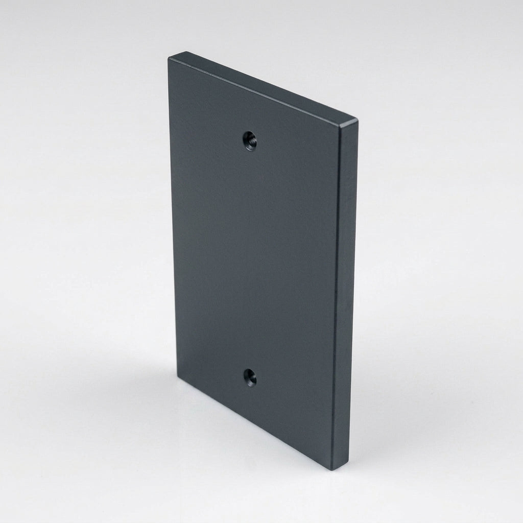 Aluminium Downpipe Access Plate 72x72mm — RAL 7016