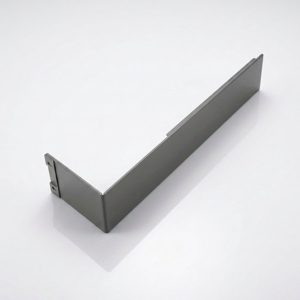 Aluminium Fascia Board Joint Cover V Return — RAL 7037