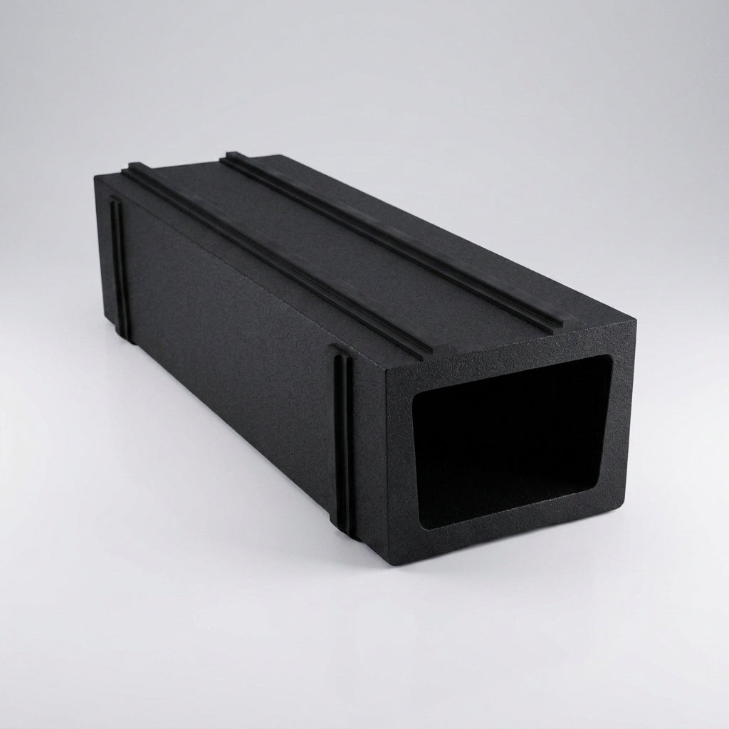 Aluminium Coping Fixing/Joint Brackets 1500mm Centres — Textured Black