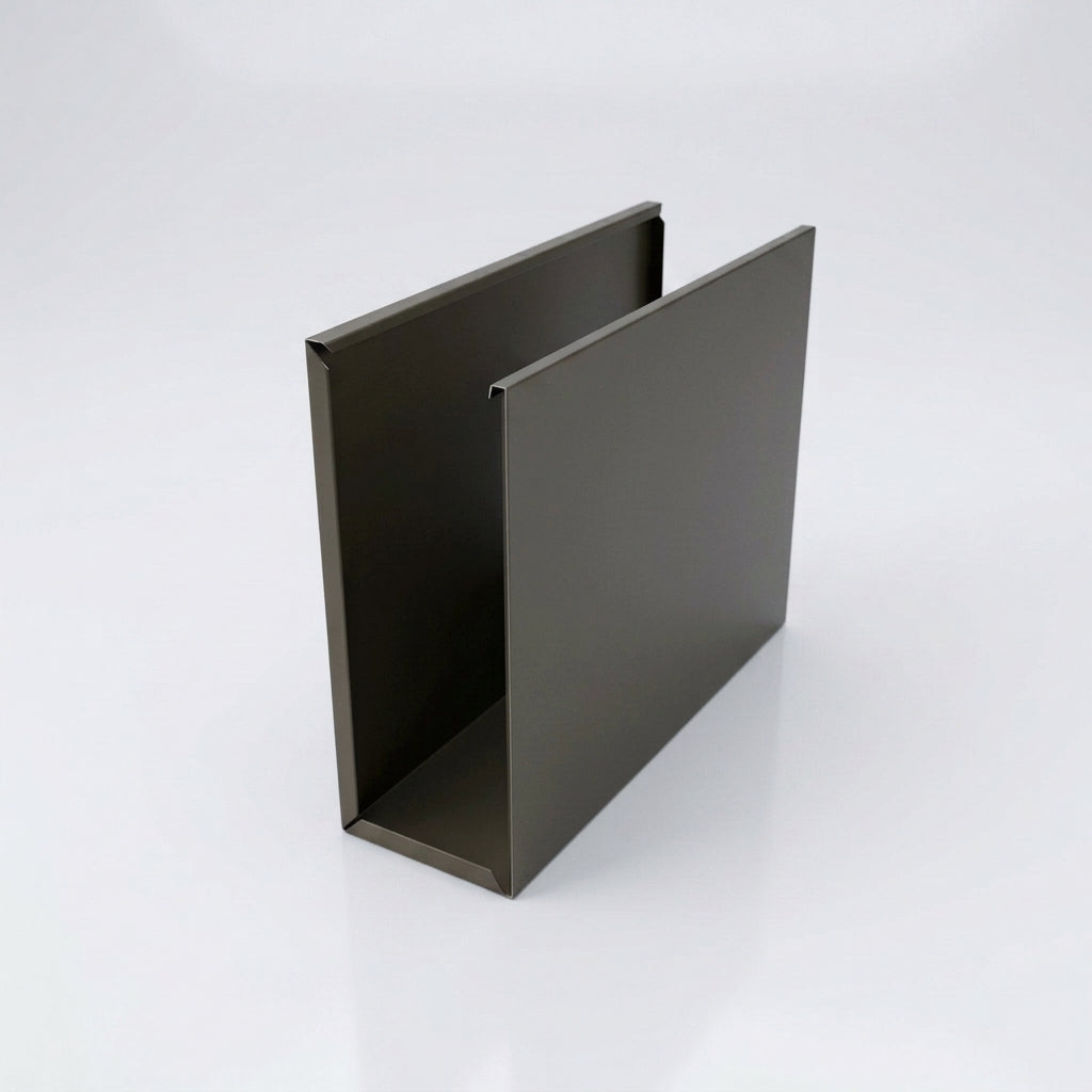 V Return Aluminium Fascia Board Gable Box Ends — RAL 7022