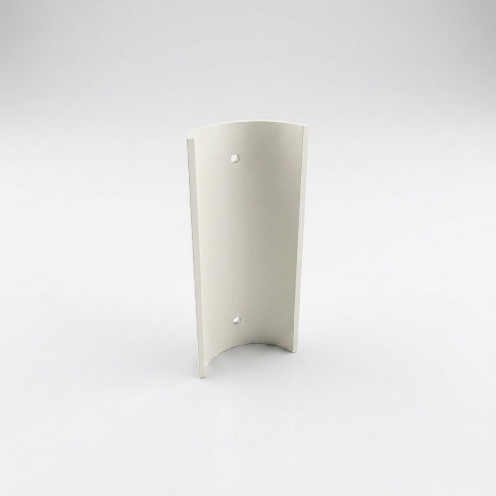 63mm Diameter Aluminium Downpipe Access Plate — RAL 9010