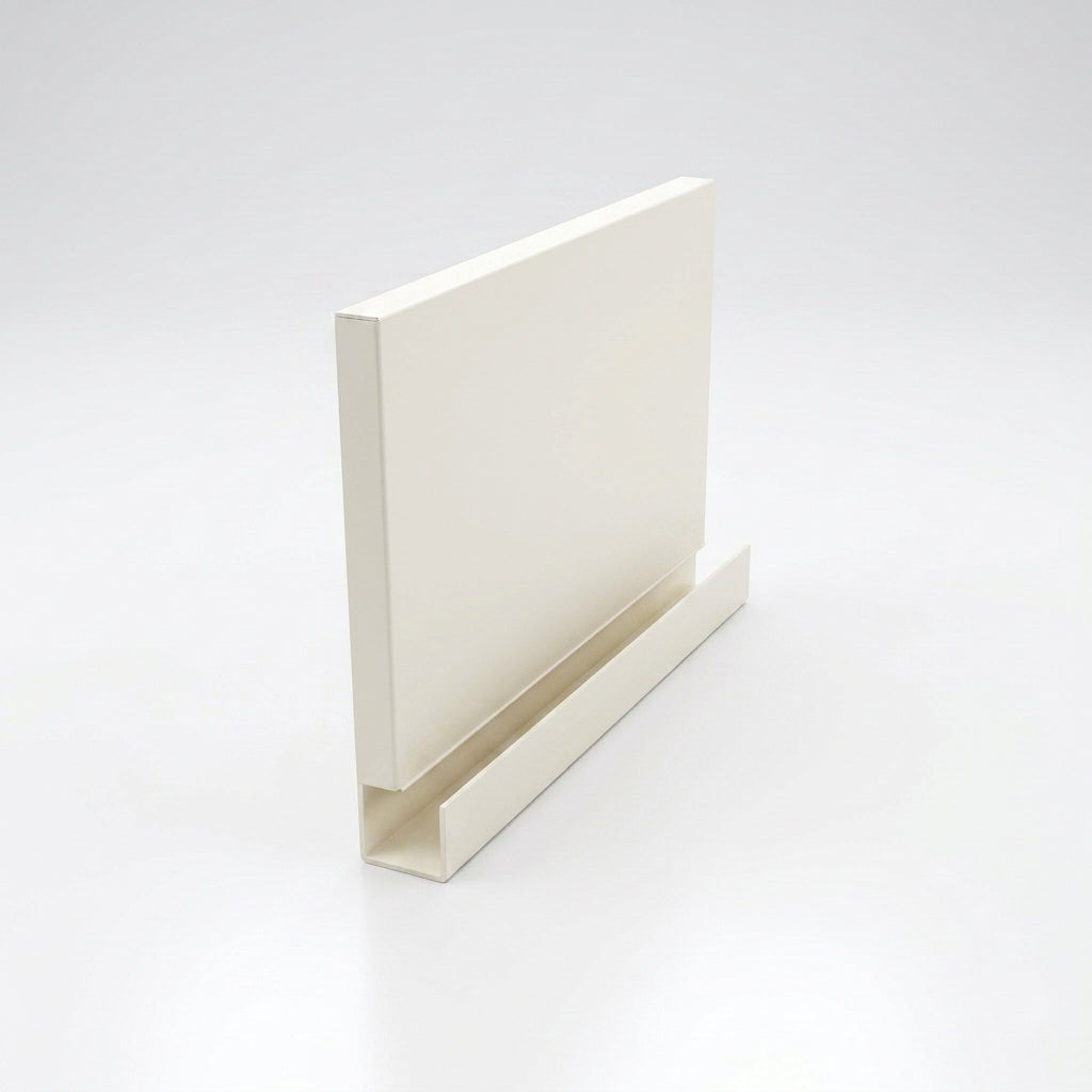 U Return Aluminium Fascia Board Gable Box Ends — RAL 9010