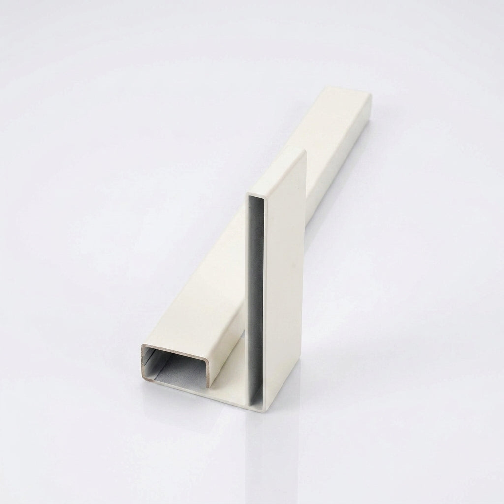 L Return Aluminium Fascia Board Joint Cover — RAL 9010