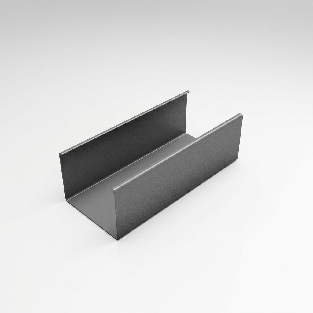 Aluminium Box Gutter Length 135×100mm 3m Marine Grade (view 2)