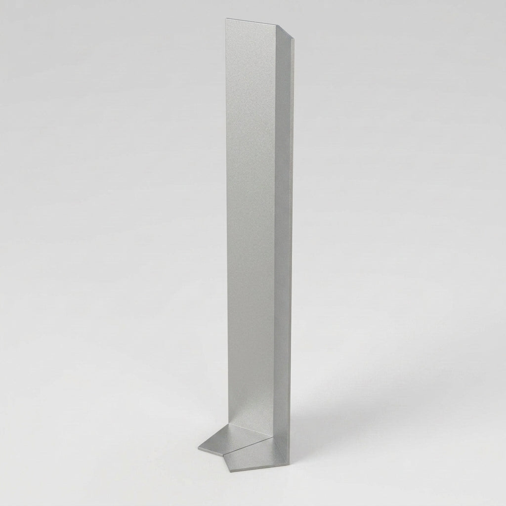 L Return Fascia Board Angle Covers – Aluminium Corner Fascia — RAL 9006 / 135 Deg External Angle