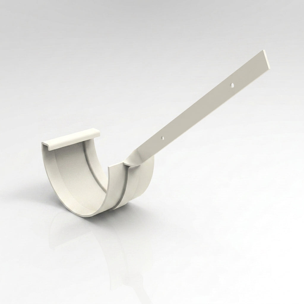 130mm Deepflow Gutter Side Rafter Bracket – Aluminium — RAL 9010
