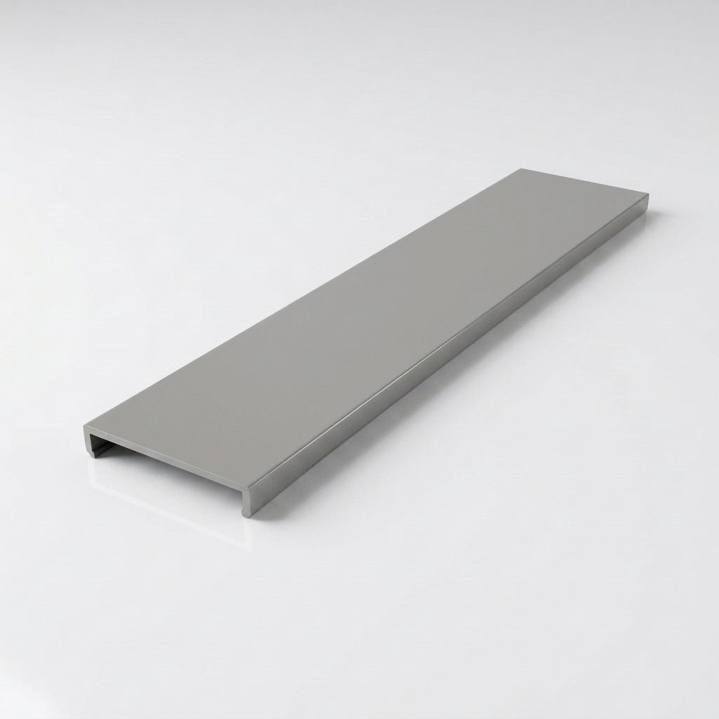 Aluminium Soffit Board Joint Cover — RAL 7036