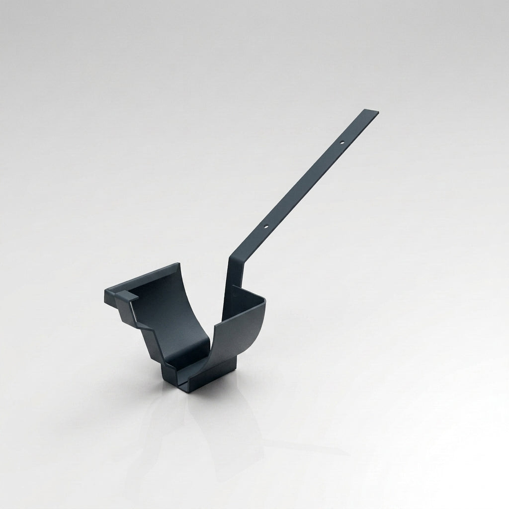 Moulded Ogee Gutter Top Rafter Bracket 125 x 100mm — RAL 7016