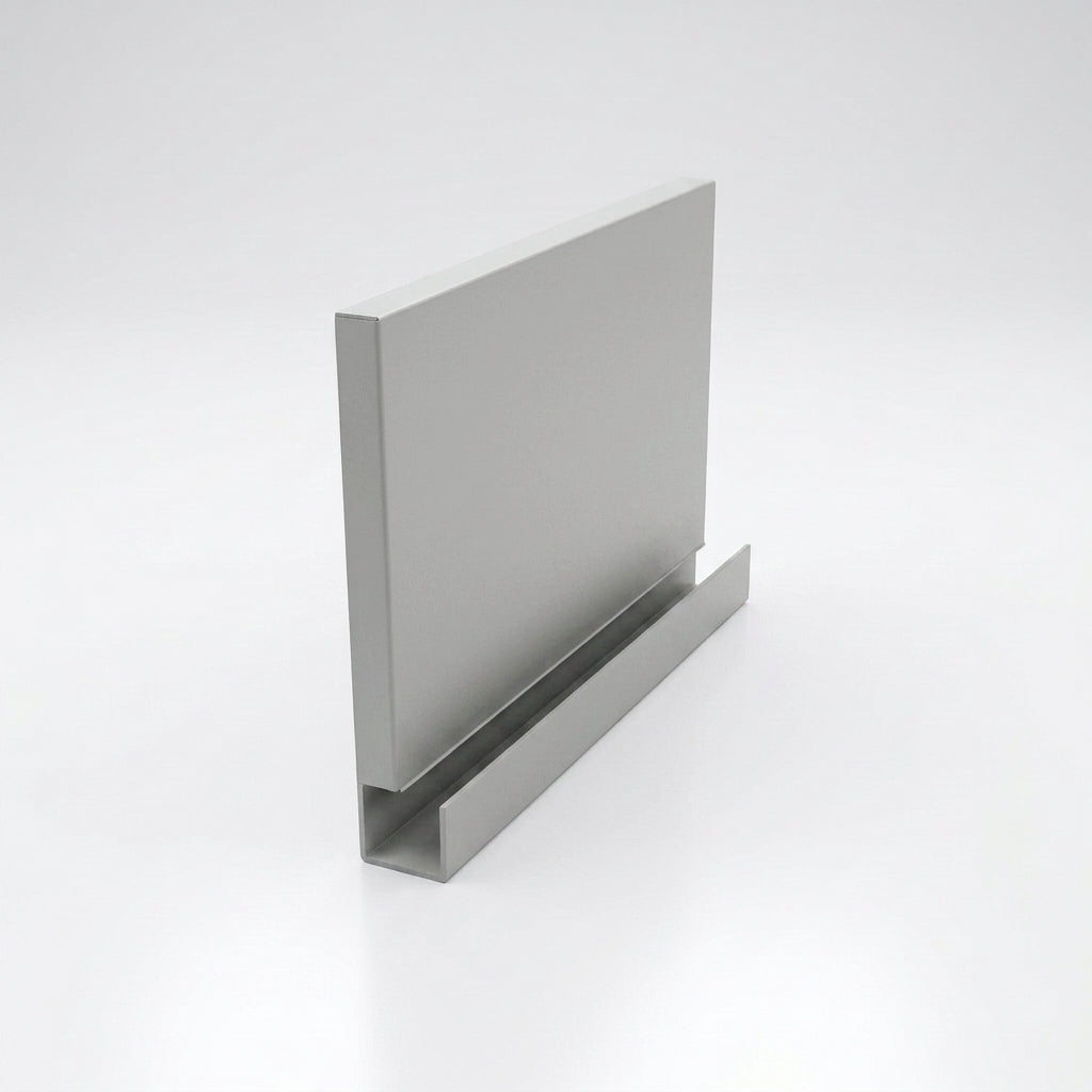 U Return Aluminium Fascia Board Gable Box Ends — RAL 7035