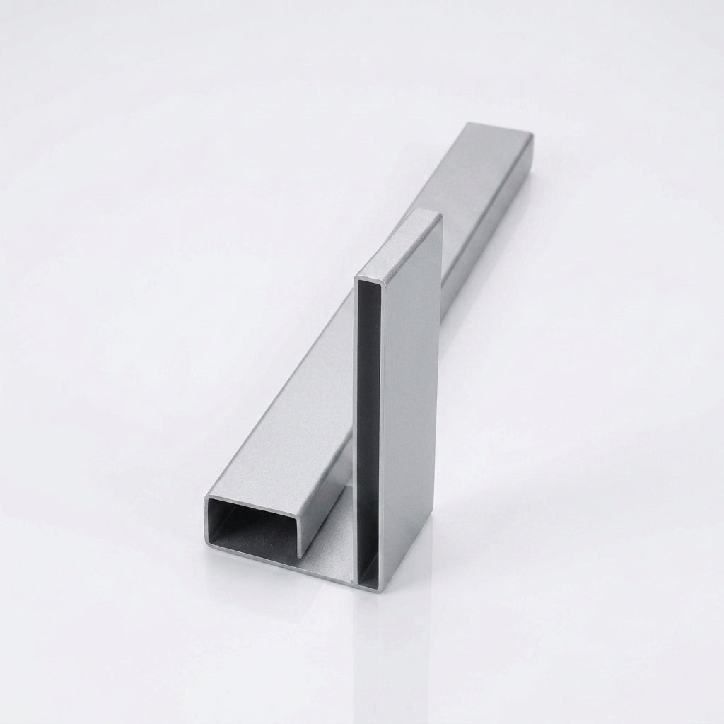 L Return Aluminium Fascia Board Joint Cover — RAL 9006