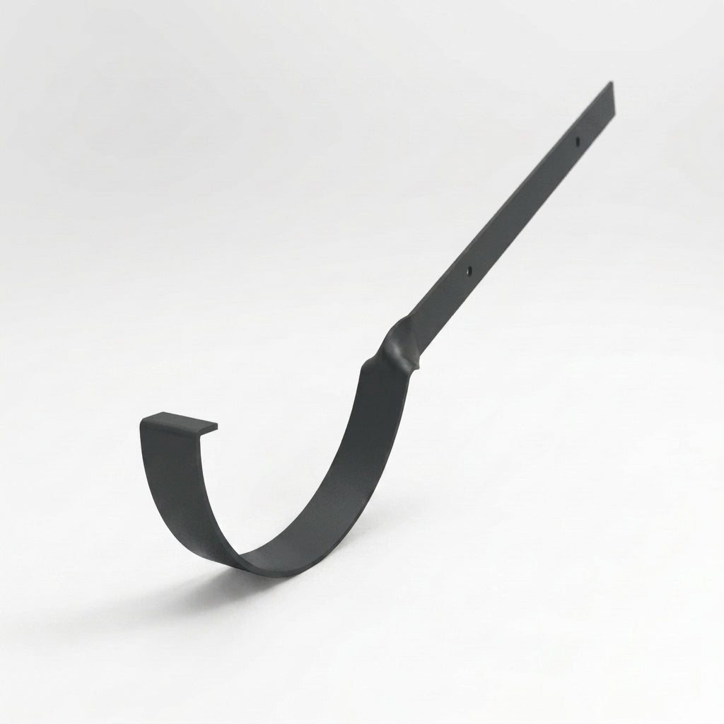 Half Round Aluminium Gutter Side Rafter Bracket 125mm — RAL 7021