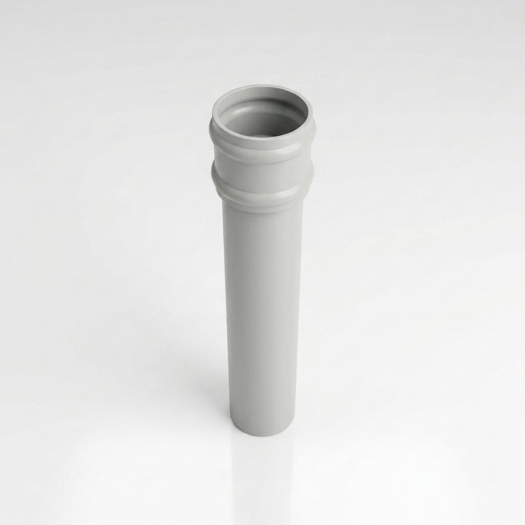Traditional Non-Eared Downpipe 76mm Diameter × 3m Length — RAL 7035