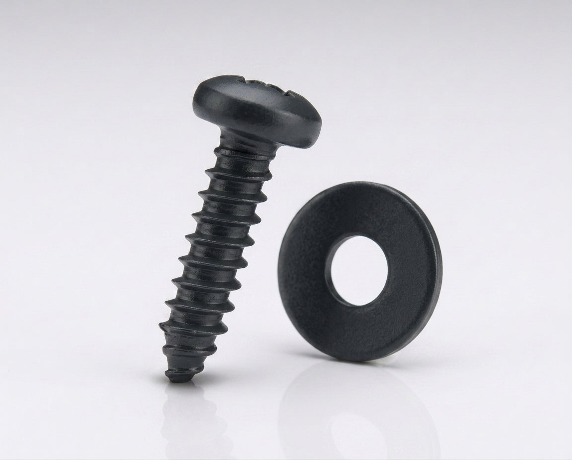 No. 12 x 30mm Box Gutter Fixing Screw & Washer Set (100pcs) — RAL 7021