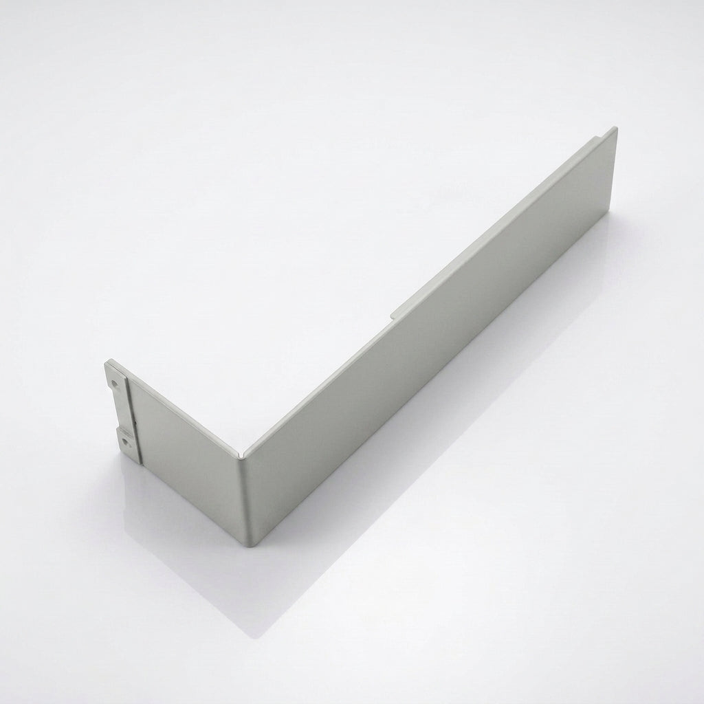 Aluminium Fascia Board Joint Cover V Return — RAL 7035