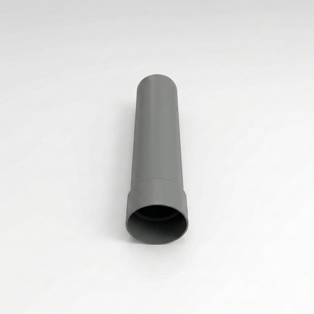 76mm Aluminium Gutter Outlet Spigot Extender – 250mm — RAL 7037