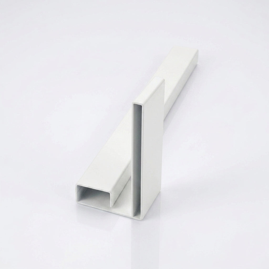 L Return Aluminium Fascia Board Joint Cover — RAL 9016