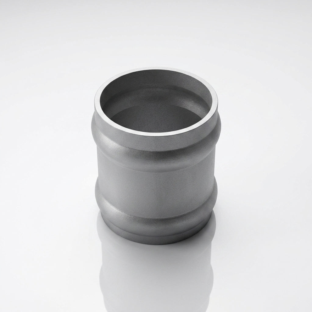 Traditional Aluminium Downpipe Socket 63mm Dia Non-Eared (view 2)