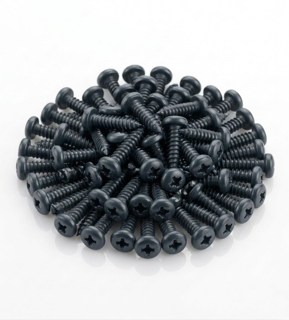 No. 12 × 30mm Pozi Pan Gutter Bracket Fixing Screw (100 Pack) — RAL 7016