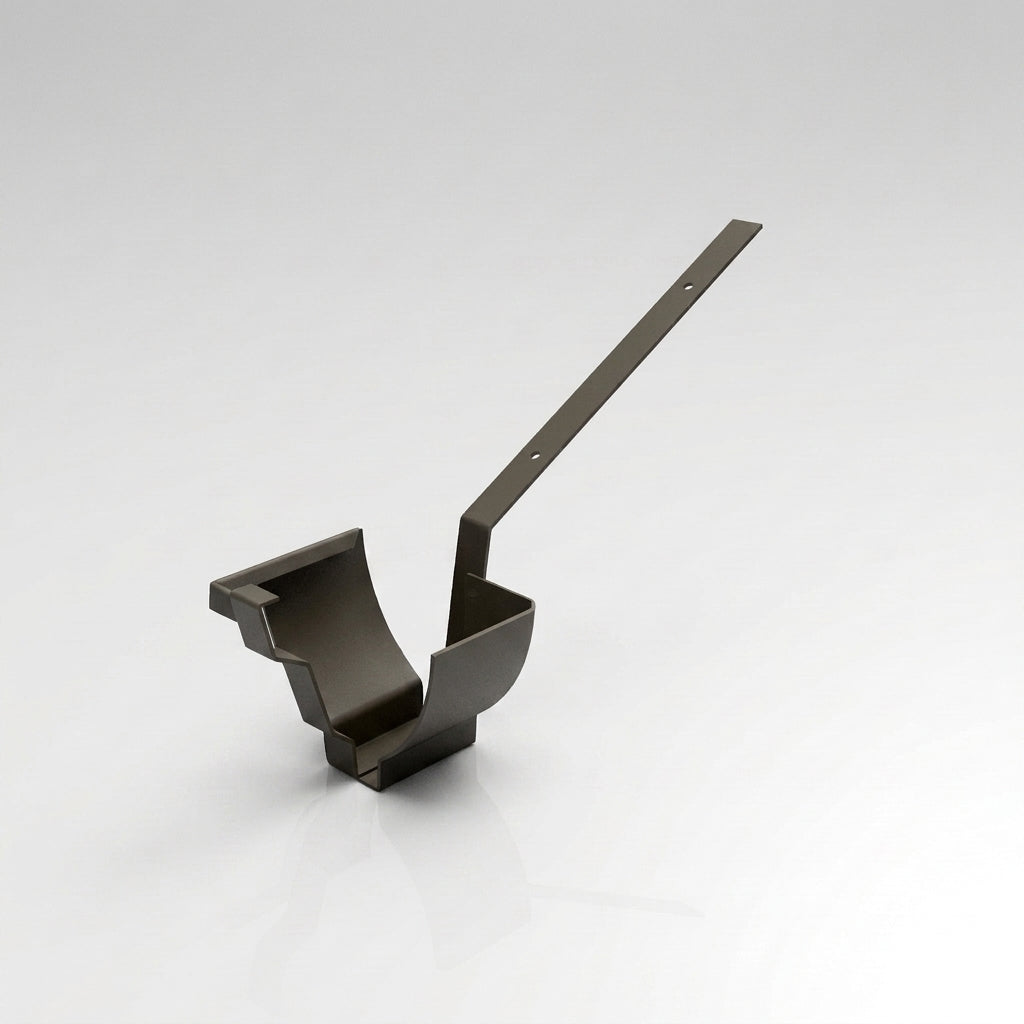 Moulded Ogee Gutter Top Rafter Bracket 125 x 100mm — RAL 7022