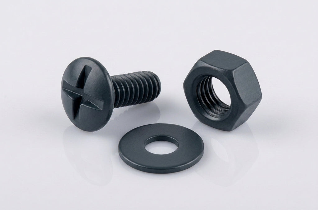 M6 Moulded Gutter Jointing Bolt, Nut & Washer Set (50 Pack) — RAL 7016