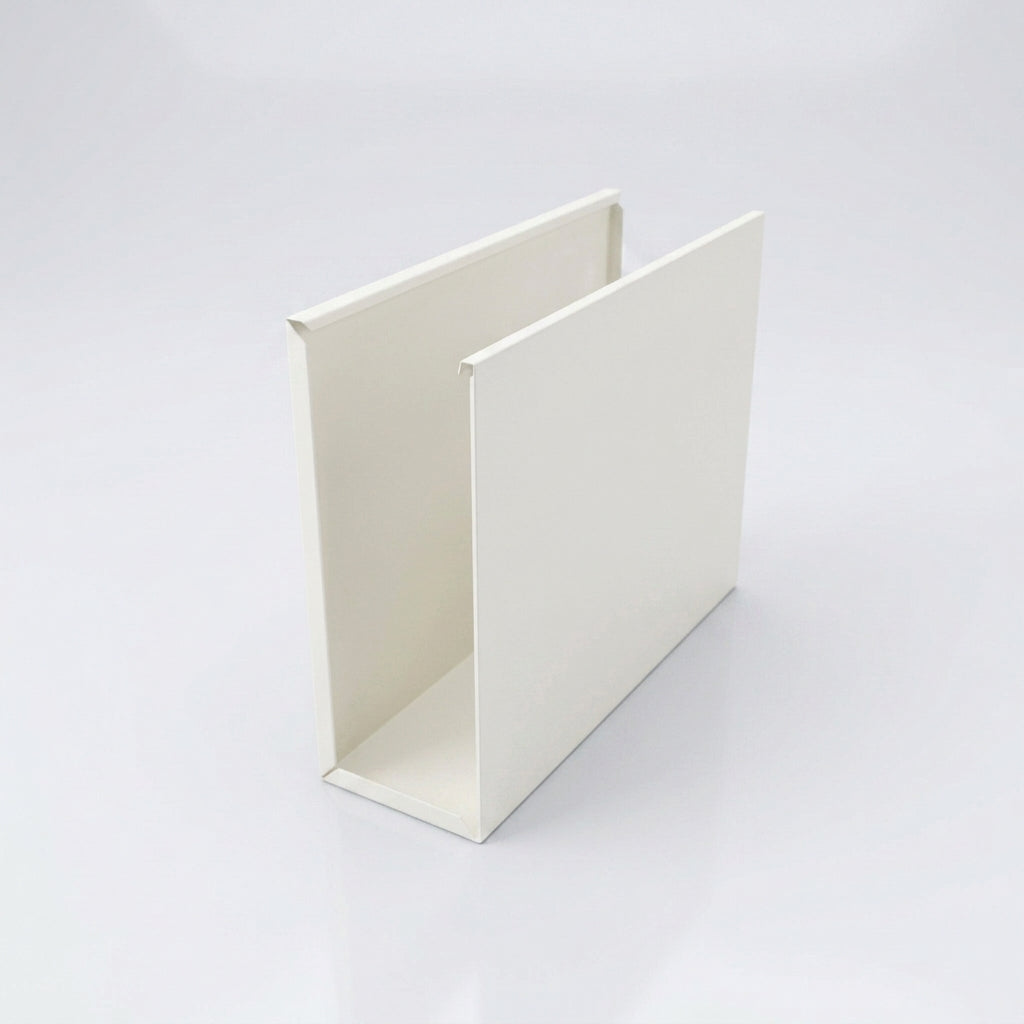 V Return Aluminium Fascia Board Gable Box Ends — RAL 9010