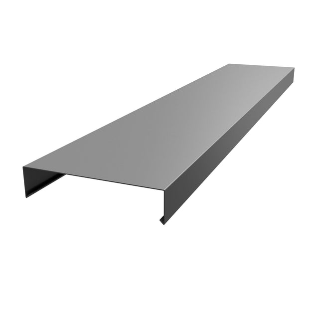 Aluminium Wall Coping Length 3m – Secret Fix, 2mm Powder Coated